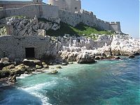 Trek.Today search results: Château d'If fortress on the island of If, Frioul Archipelago, Bay of Marseille, Mediterranean Sea, France