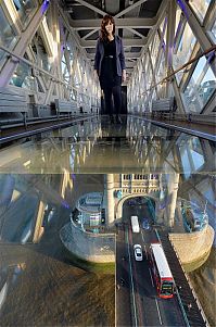Trek.Today search results: Tower Bridge walkway, London, England, United Kingdom