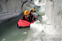 Trek.Today search results: Riverboarding of Great Aletsch Glacier, Bernese Alps, Valais, Switzerland
