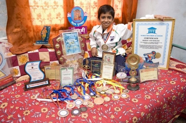 Rohan Ajit Kokane set a new world record in the limbo skating, India