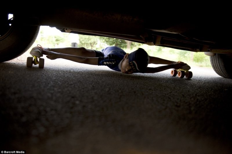 Rohan Ajit Kokane set a new world record in the limbo skating, India