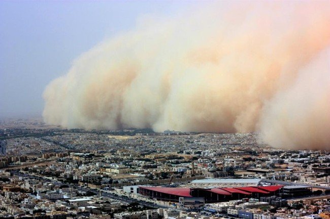 Sandstorm in Saudi Arabia