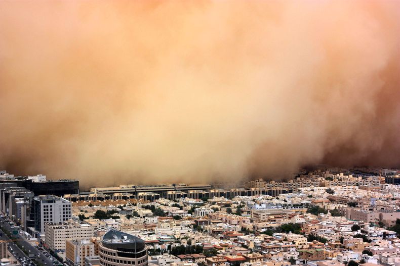 Sandstorm in Saudi Arabia