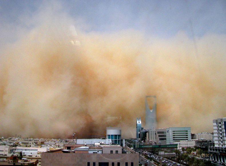 Sandstorm in Saudi Arabia