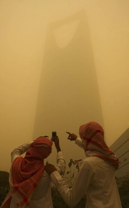 Sandstorm in Saudi Arabia