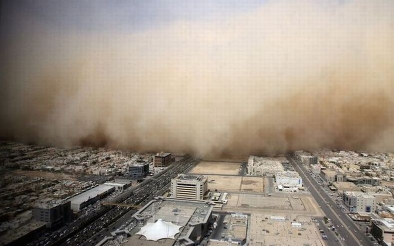 Sandstorm in Saudi Arabia