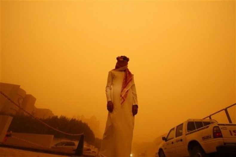 Sandstorm in Saudi Arabia