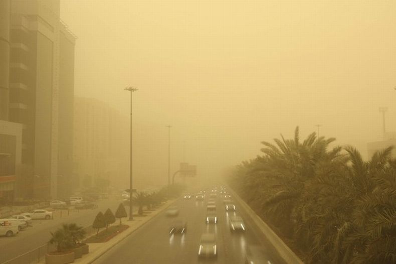 Sandstorm in Saudi Arabia