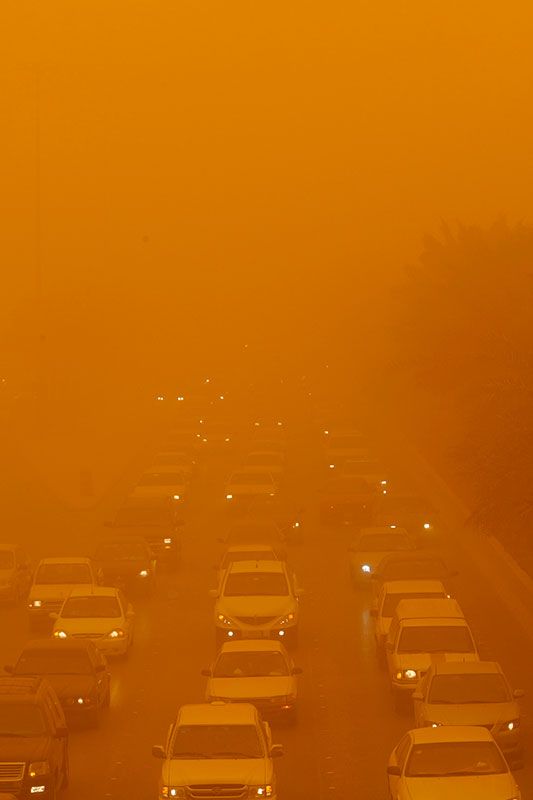 Sandstorm in Saudi Arabia