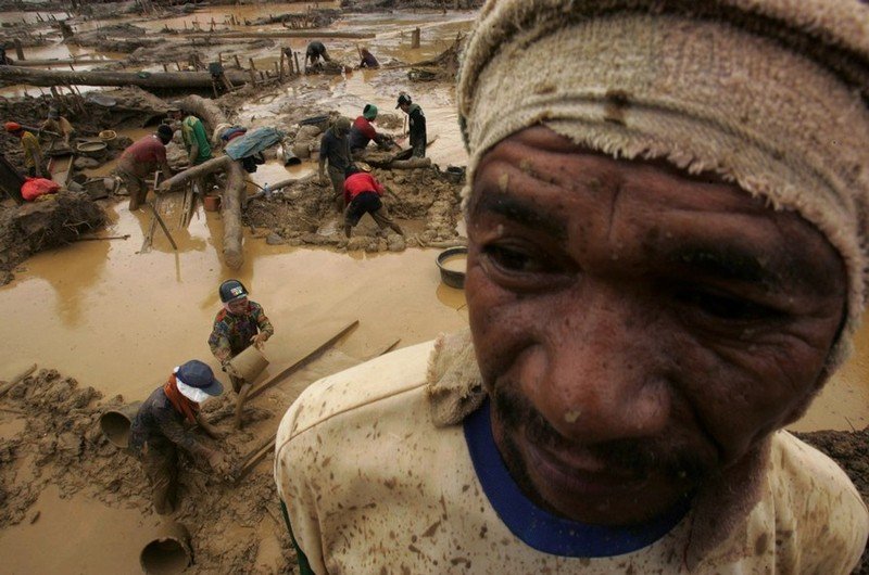 Gold mining in Indonesia