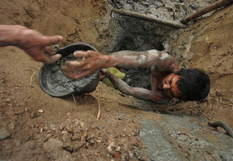 Gold mining in Indonesia