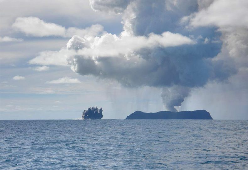 Archipelago of Tonga, mighty Volcano