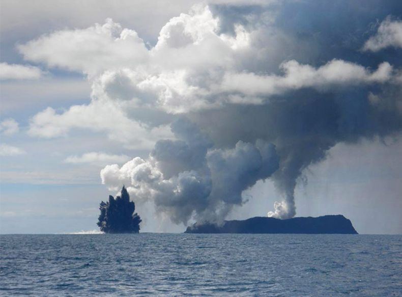 Archipelago of Tonga, mighty Volcano