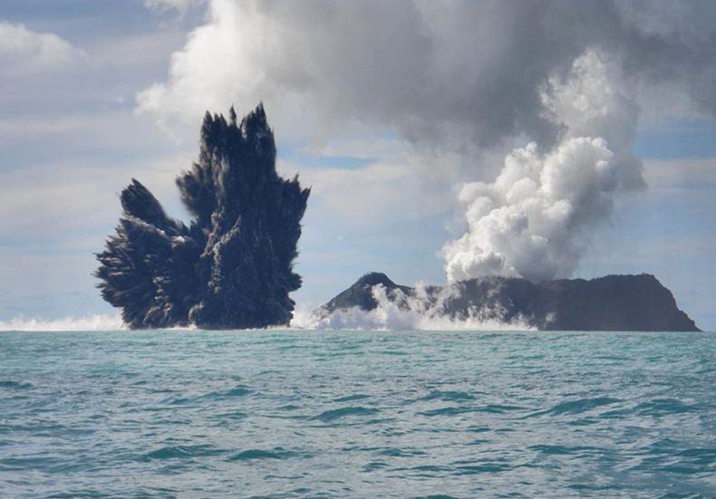 Archipelago of Tonga, mighty Volcano