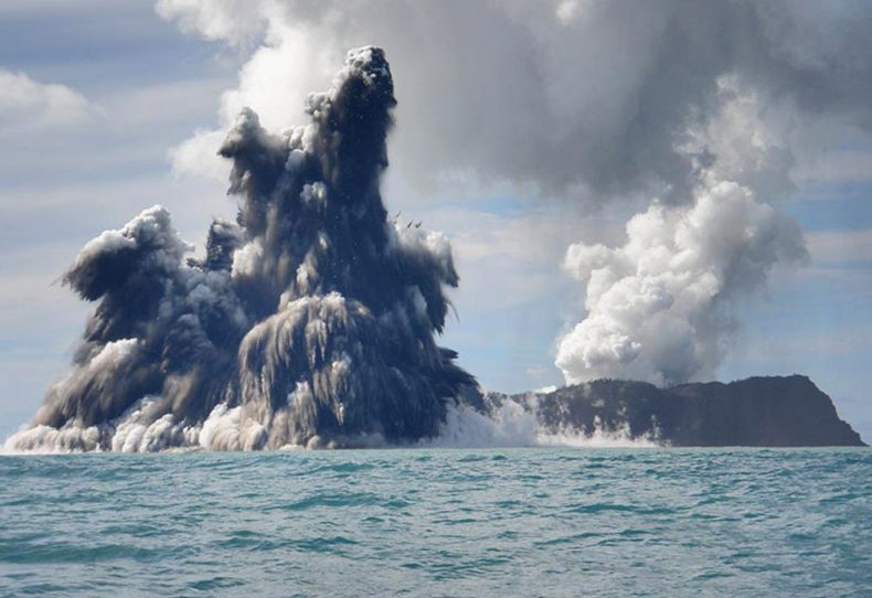 Archipelago of Tonga, mighty Volcano