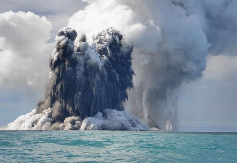 Archipelago of Tonga, mighty Volcano