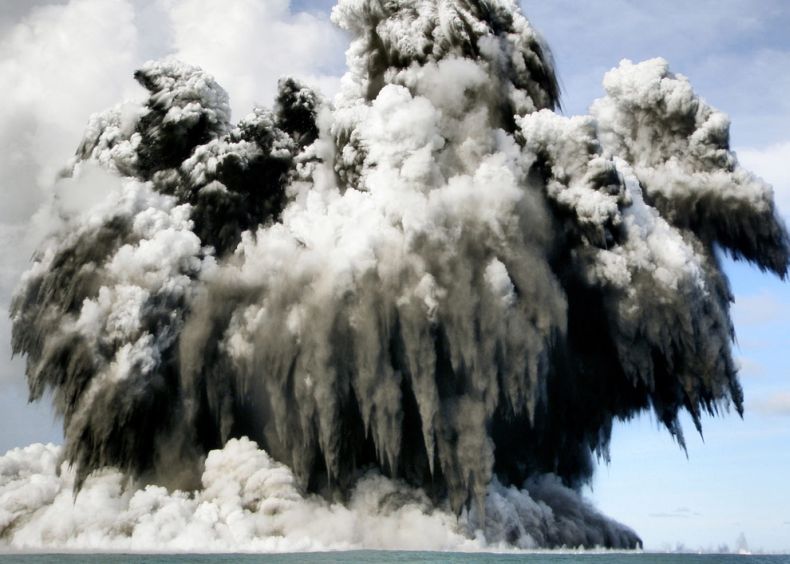 Archipelago of Tonga, mighty Volcano