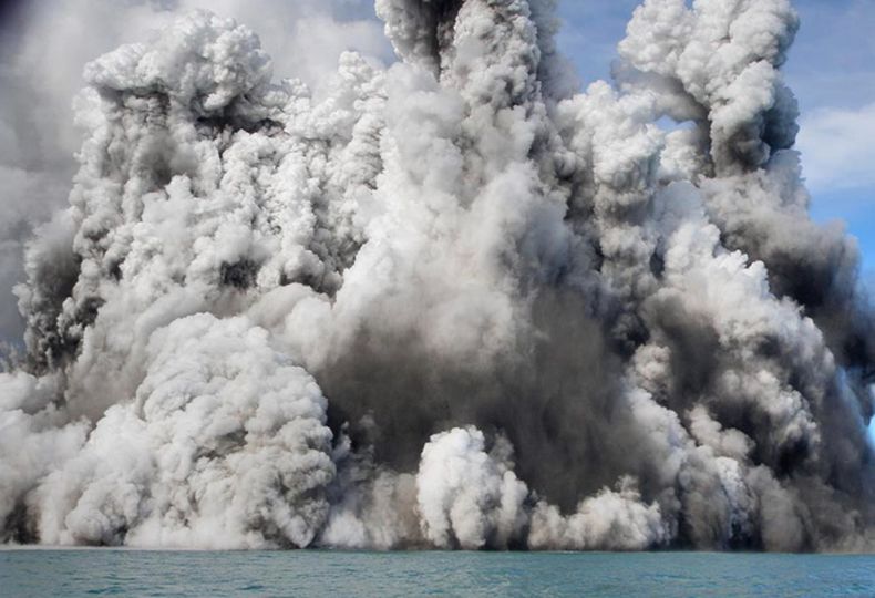 Archipelago of Tonga, mighty Volcano