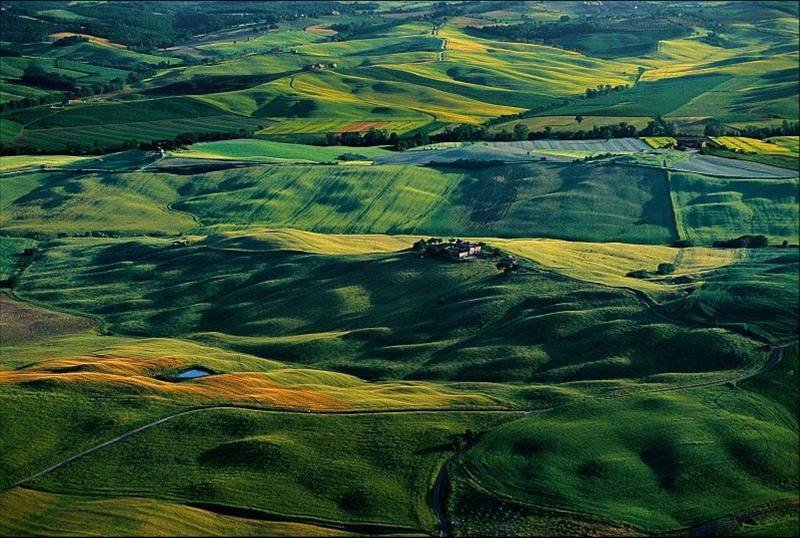 bird's-eye view aerial landscape photography