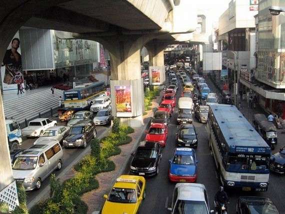 Traffic jam in the world