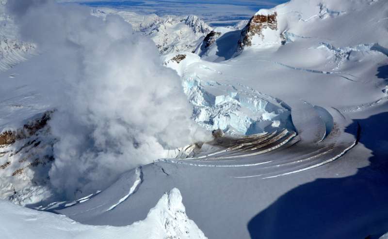 Alaska, volcanic eruption