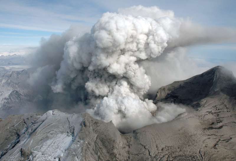 Alaska, volcanic eruption