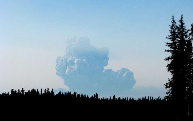 Alaska, volcanic eruption