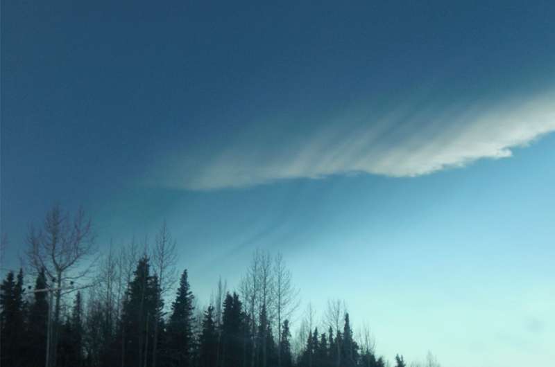 Alaska, volcanic eruption