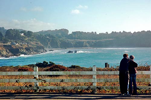 Glass Beach in California