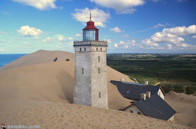 The abandoned lighthouse in Denmark