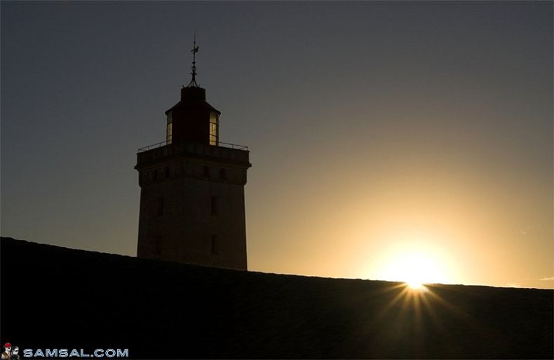 The abandoned lighthouse in Denmark