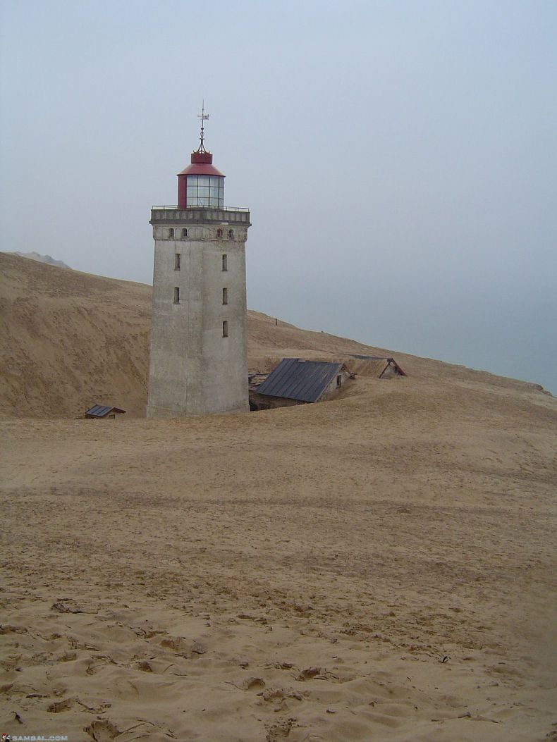 The abandoned lighthouse in Denmark