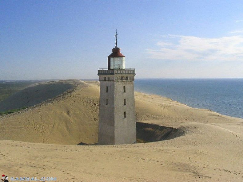 The abandoned lighthouse in Denmark