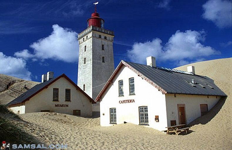 The abandoned lighthouse in Denmark