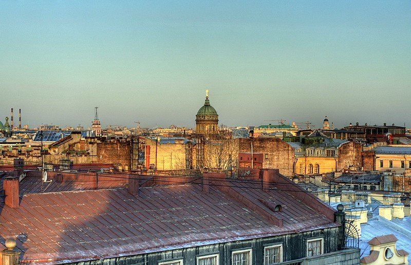 Morning in St. Petersburg, Russia