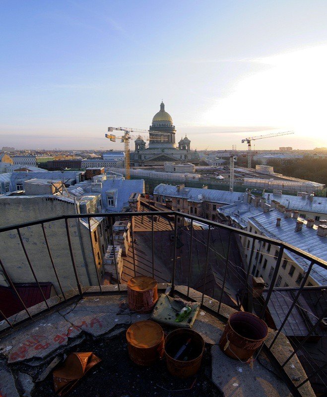 Morning in St. Petersburg, Russia