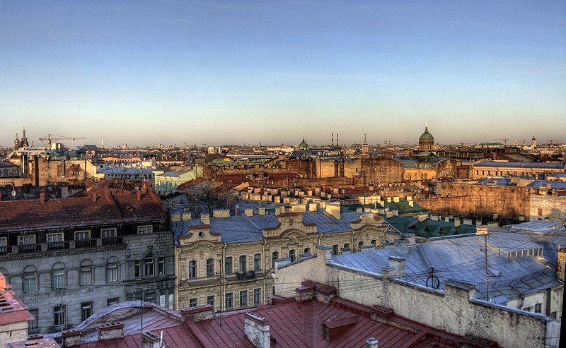 Morning in St. Petersburg, Russia