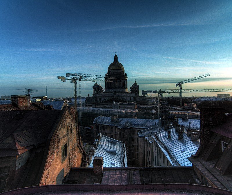 Morning in St. Petersburg, Russia