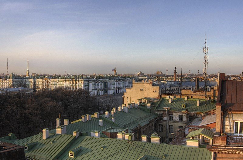 Morning in St. Petersburg, Russia