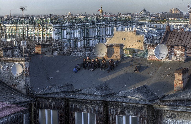 Morning in St. Petersburg, Russia