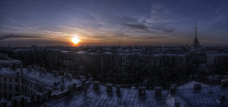 Morning in St. Petersburg, Russia