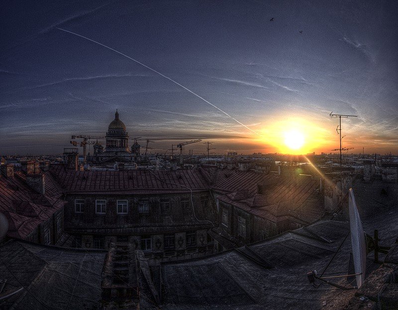 Morning in St. Petersburg, Russia