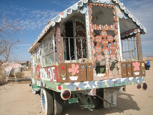 Salvation mountain by Leonard Knight