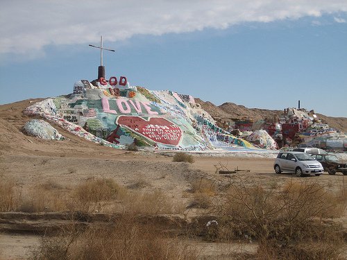 Salvation mountain by Leonard Knight