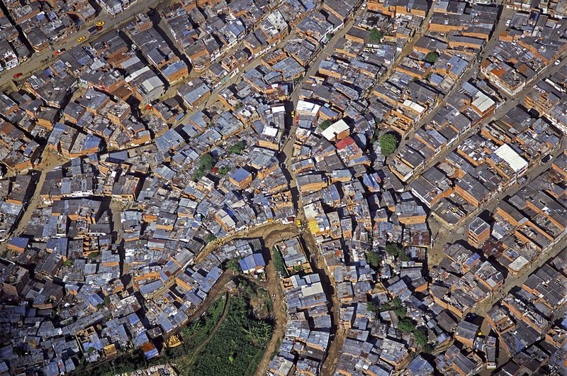 bird's-eye view aerial landscape photography