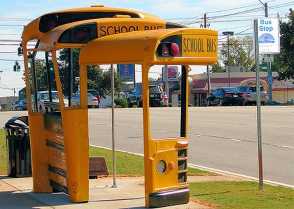 public transport stops around the world