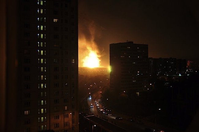 Gas explosion, Moscow