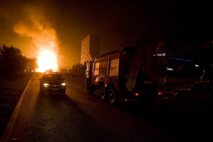 Gas explosion, Moscow