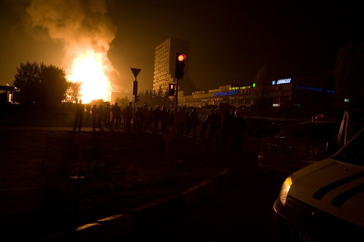 Gas explosion, Moscow