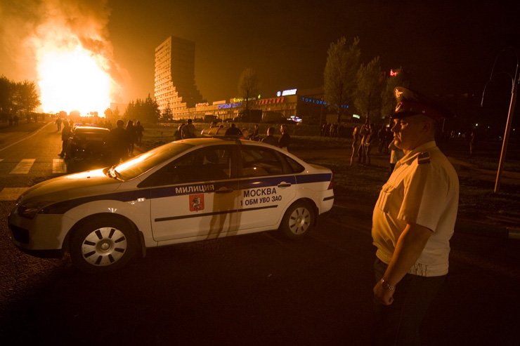 Gas explosion, Moscow